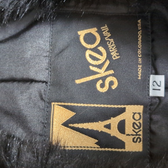 Vintage 80s SKEA PARIS/VAIL Metalic & Fur Ski Jacket Size 12 Made In Colorado - Picture 5 of 16